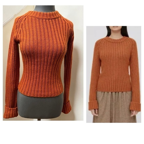 JW Anderson x Uniqlo Wool Blend Cable Knit Cuffed Pullover Sweater Size XXS - Picture 1 of 10